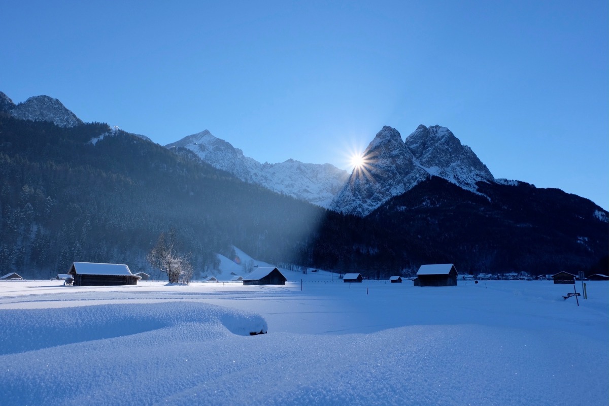 Winterwanderung bei Garmisch
