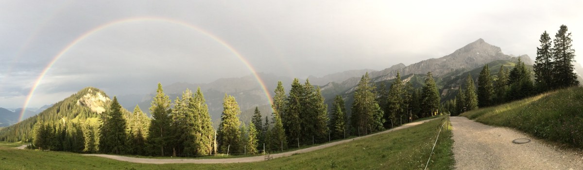 Regenbogen an der Alpspitze
