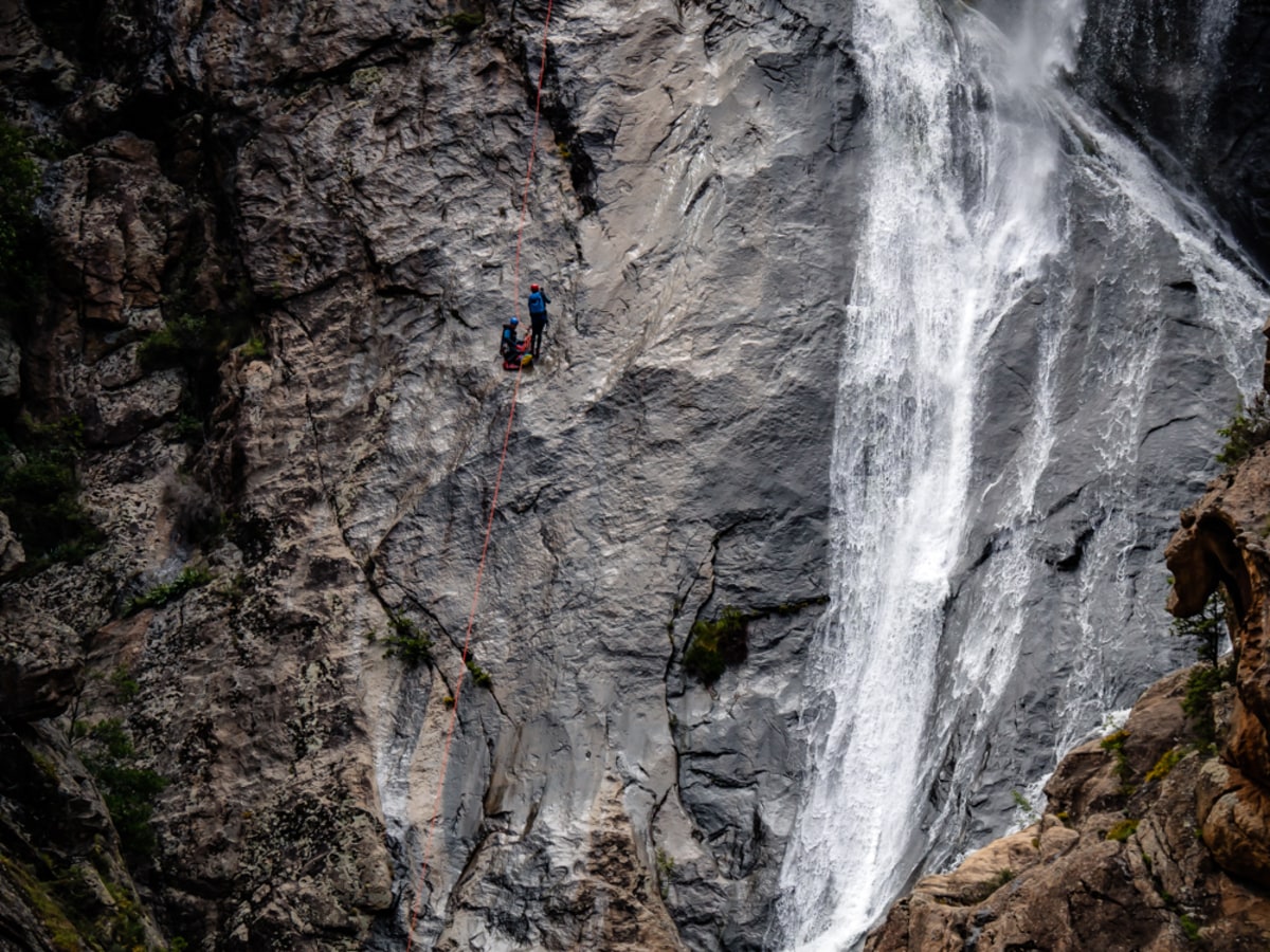 Canyoning Falconaia Wasserfall
