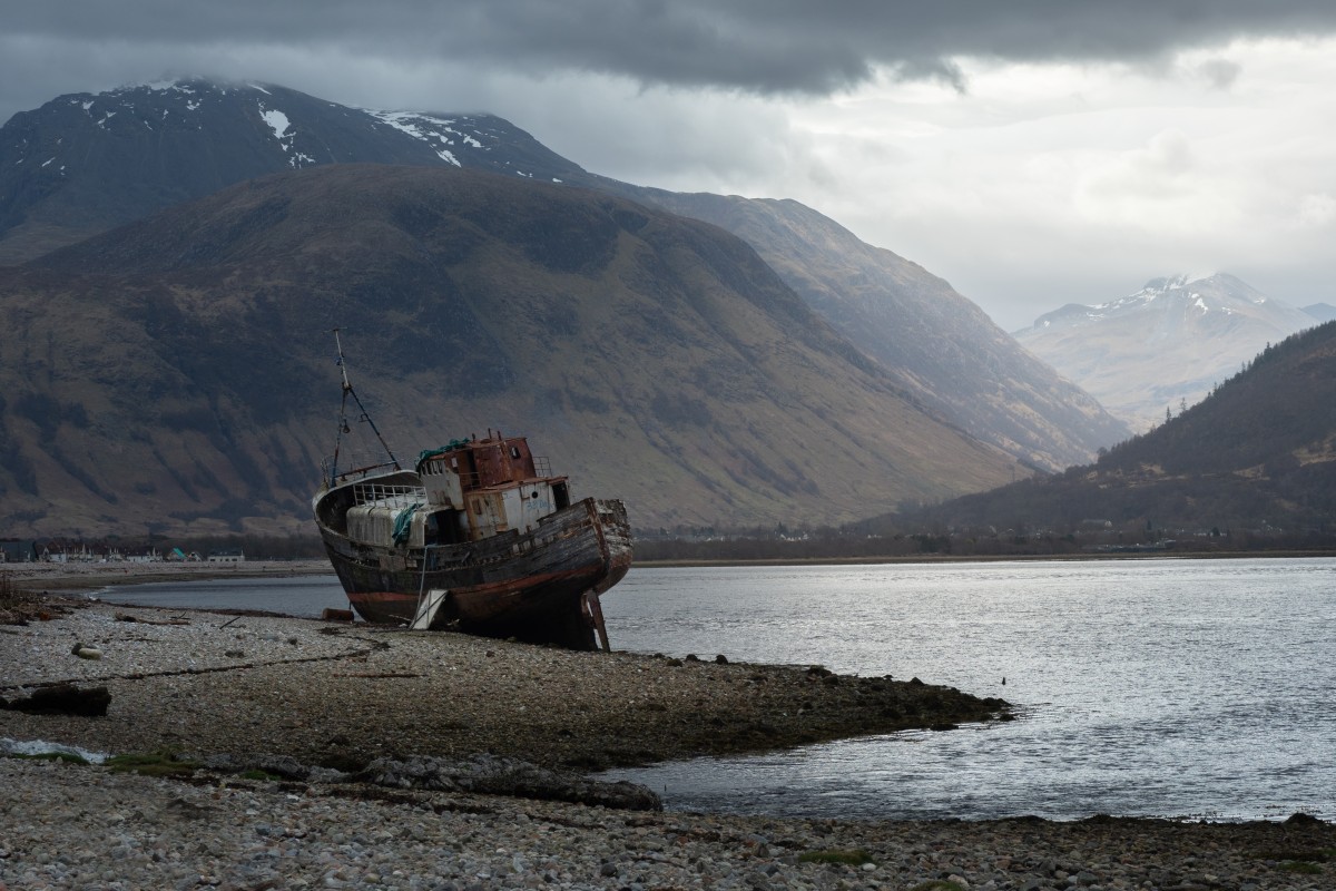 Ben Nevis und das Schiffswrack