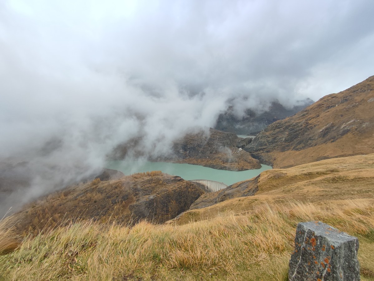 Nebel über Margaritzenstausee