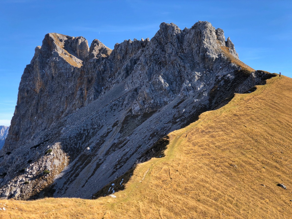 Herbstliche Weiden an der Gehrenspitze