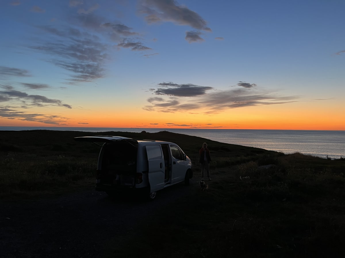 Sonnenuntergang auf den Lofoten