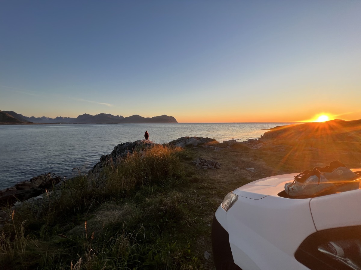 Sonnenuntergang auf den Lofoten