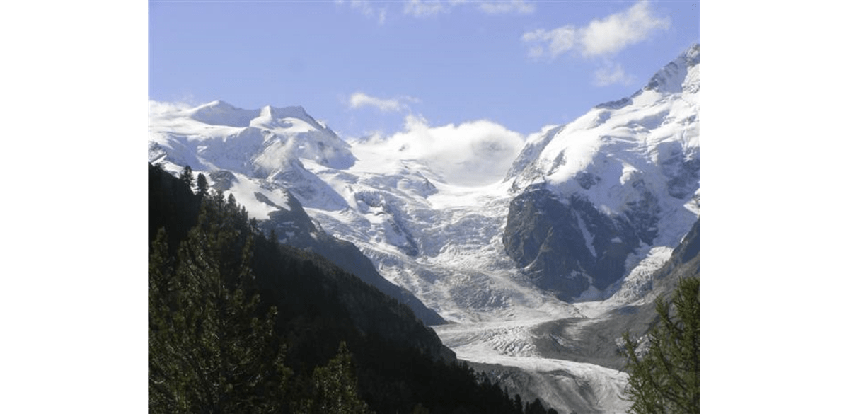 Auftürmende Gletscherlandschaft