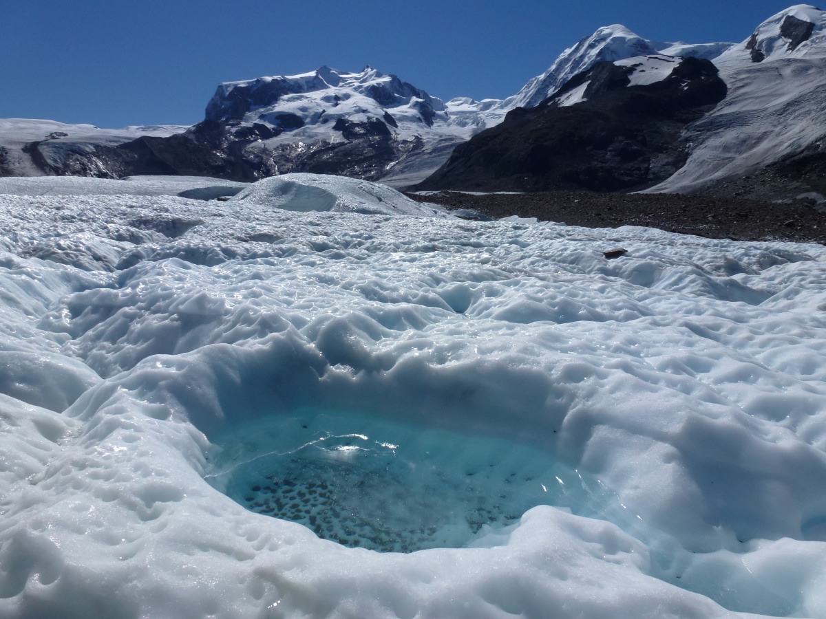 Gletscherseelein am Gornergletscher