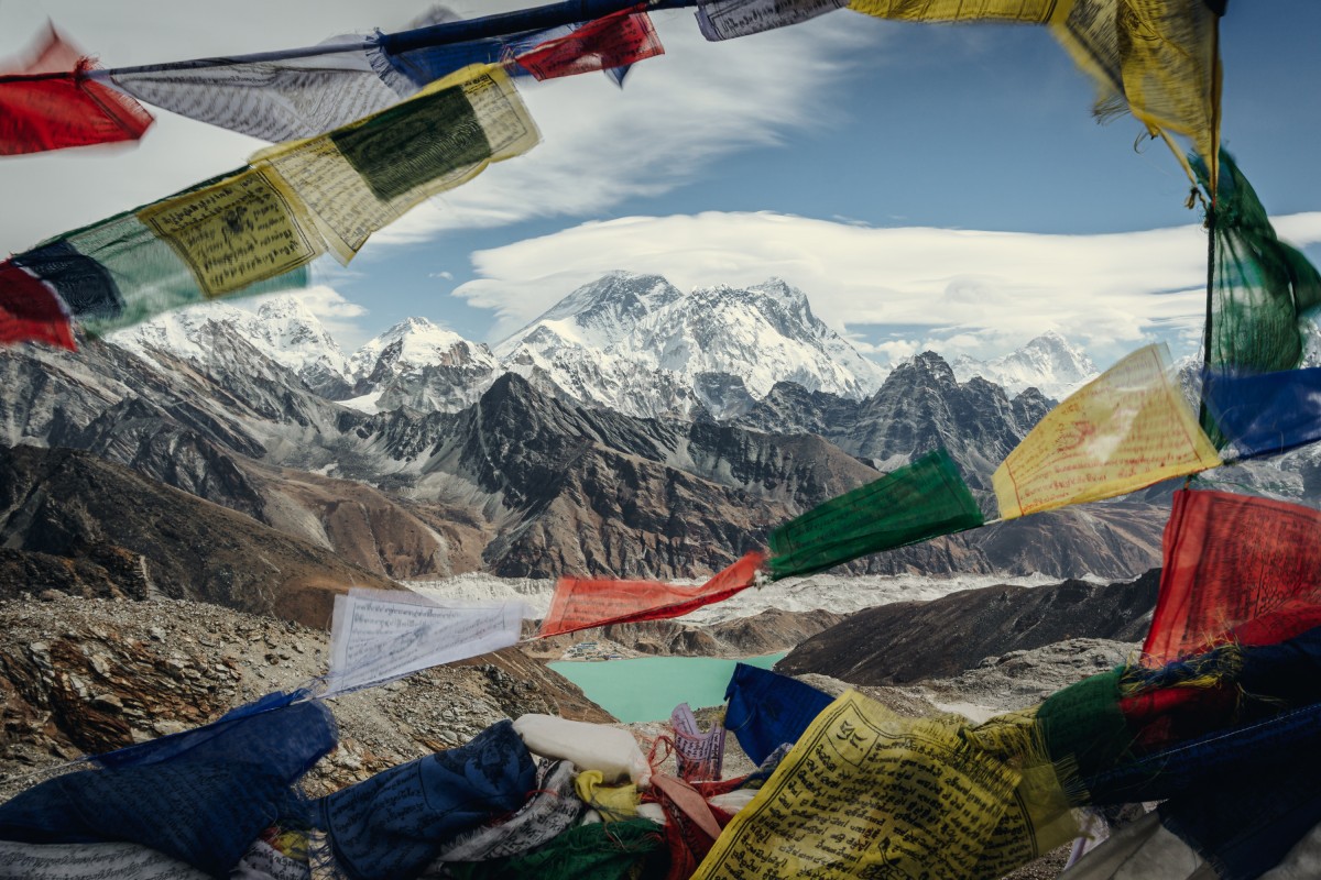 Prayer Flags at Mount Everest