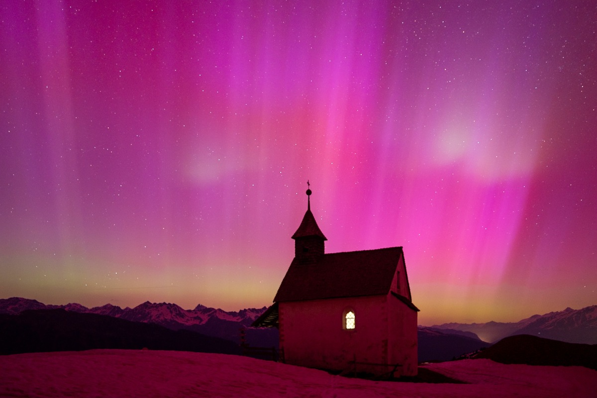 Die Magie der Farben - Polarlichter über Südtirol