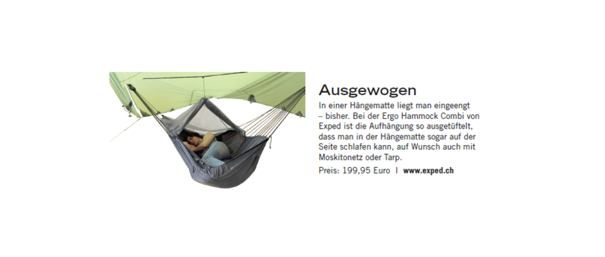 Exped ergo hot sale hammock combi