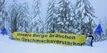 Mountain Wilderness protestiert gegen "Gamspark" am Sudelfeld