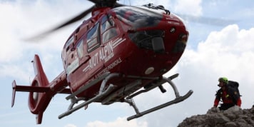 Aiut Alpin: Helikopter-Rettung in den Dolomiten