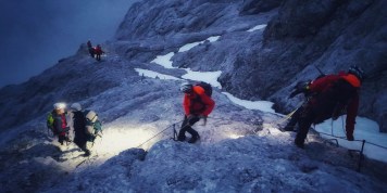 Zugspitze: Warnung durch die Bergrettung Ehrwald!