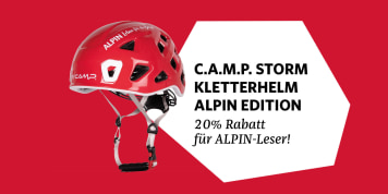 Jetzt neu: Der C.A.M.P. Storm Kletterhelm in der ALPIN-Edition 