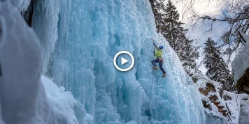 Bergauf-Bergab: Klettern im Winter mit Simon Gietl