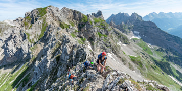 Klettersteig-Tour über den Mittenwalder Höhenweg