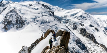Über die Cosmiques-Route auf den Mont Blanc