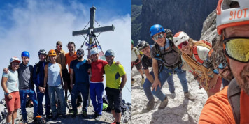 Watzmann-Ostwand: Thomas Huber & Laura Dahlmeier auf Tour