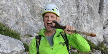 Über die Klettertour "Eisenzeit" auf die Zugspitze