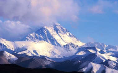 Der Mount Everest von der Nordseite.