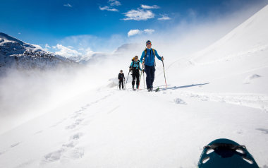Paradiesische Skitouren rund um Kaisers im Lechtal