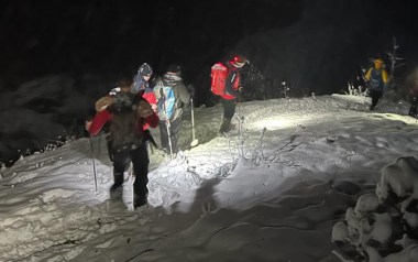 Wanderer in Tirol aus dichtem Schneetreiben gerettet