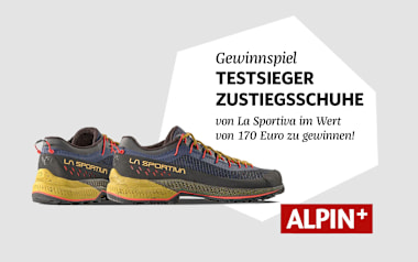 Jetzt den Testsieger "Zustiegsschuhe" von La Sportiva im Wert von 170 Euro gewinnen!