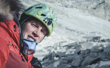 Jost Kobusch am Mount Everest.
