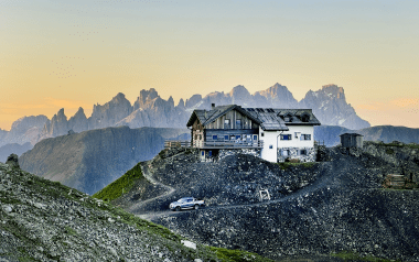 Die Berg­vagabundenhütte 