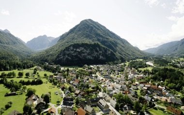 Bergsteigerdorf: Mojstrana-Dovje in Slowenien