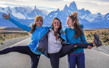 Starke Sache: Maud Vanpoulle, Fanny Schmutz und Lise Billon am Cerro Torre erfolgreich