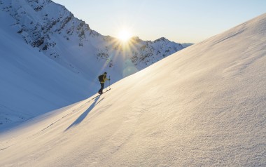 Skitourengehen: Die richtige Technik für den Aufstieg.