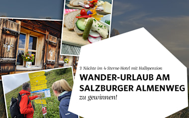 Gewinnspiel Hochkönig: Wanderurlaub am Salzburger Almenweg 