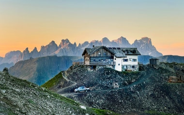 Dolomitenperle im Val die Fassa: Die Bergvagabundenhütte