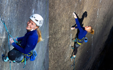 Erste Frauenbegehung: Lara Neumeier gelingt anspruchsvolle Trad-Route