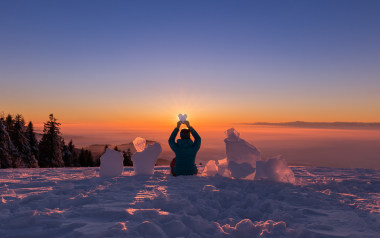 ALPIN-PICs im Februar: Fotowettbewerb "Sonnenauf- und -untergänge im Gebirge"