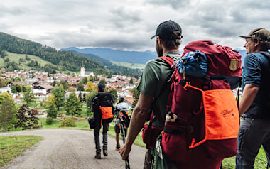 Endspurt in Oberstaufen: Mit Zelt und Rucksack durch die Nagelfluhkette