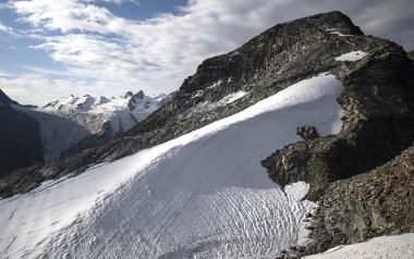 Gletscher-Schwund auch in der Schweiz: Der Corvatsch-Gletscher