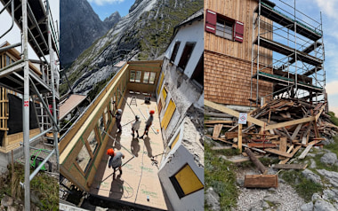 Das neue Salettl am Watzmannhaus