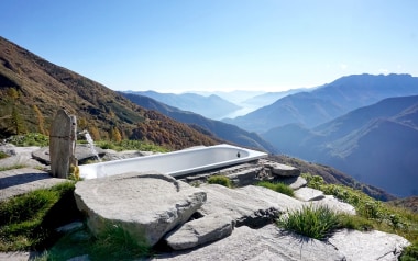 Die Alpe Nimi liegt gut 1500 Höhenmeter oberhalb des tiefsten Punktes der Schweiz.