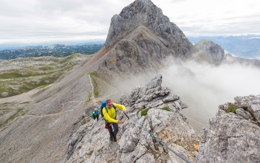 Ramsauer Klettersteig: Alle Schlüsselstellen auf einen Blick