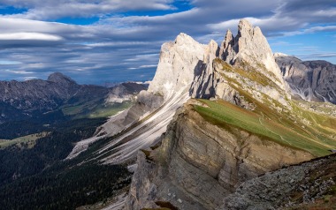 Herrliche Ausblicke: Die Seceda in den Dolomiten