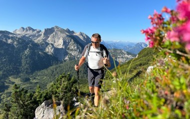 Wanderung auf den Großen Weitschartenkopf über der Reiter Alm