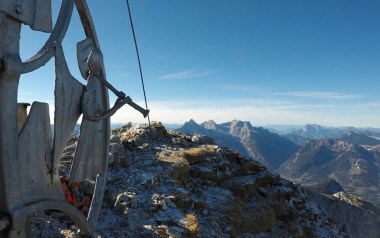 Bergwanderung auf das Wagendrischelhorn auf der Reiter Alm