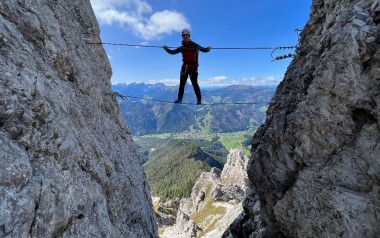 Klettersteig auf den Piz da Peres