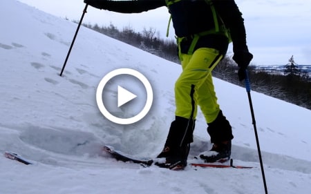 Skitouren-Technik: So gehen Spitzkehre und Kickkehre