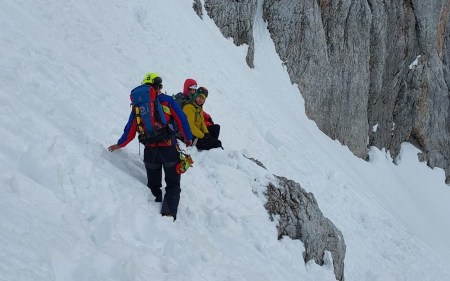 Einsatz an der Zugspitze: Kletterer aus "Eisenzeit" gerettet