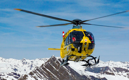 Bergrettung per Helikopter (Symbolbild)