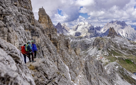 Klettersteigtour in den Sextener Dolomiten