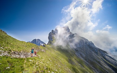 Wunderbar wanderbar: unterwegs an der Gehrenspitze.