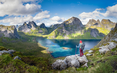 Bergparadies Norwegen: Mit Bike, Packraft und Gleitschirm auf den Lofoten